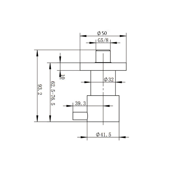 LUCID PIN Brushed Nickel Wall Tap