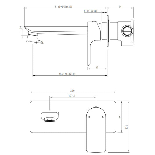 VOG Series BU0158-2.BM Trim Kit (match CLPS)