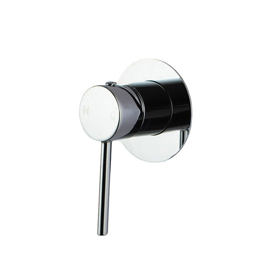 LUCID PIN Chrome Wall Mixer with 80MM Cover Plate Trim Kit Only (match CLPM)
