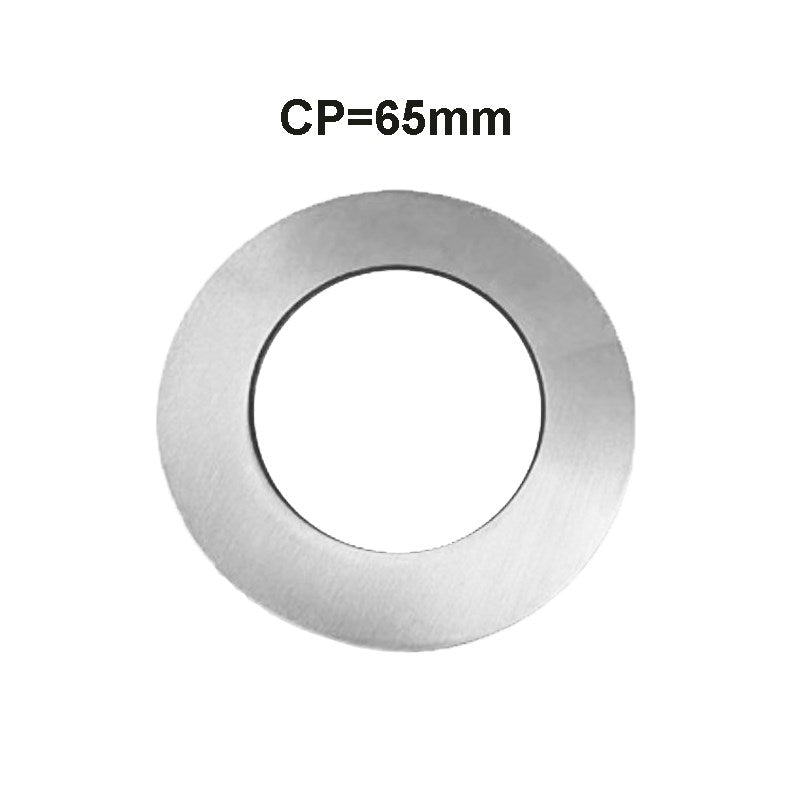 Chrome Round Cover Plate 65mm