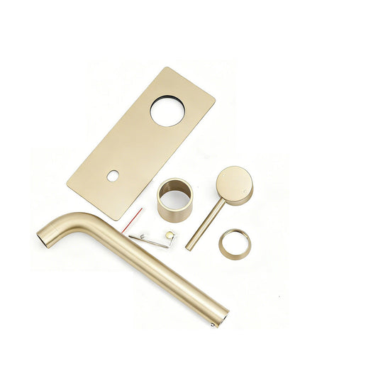 LUCID PIN Series Light Brushed Brass Spout Mixer Trim Kit Only (match CLPS)