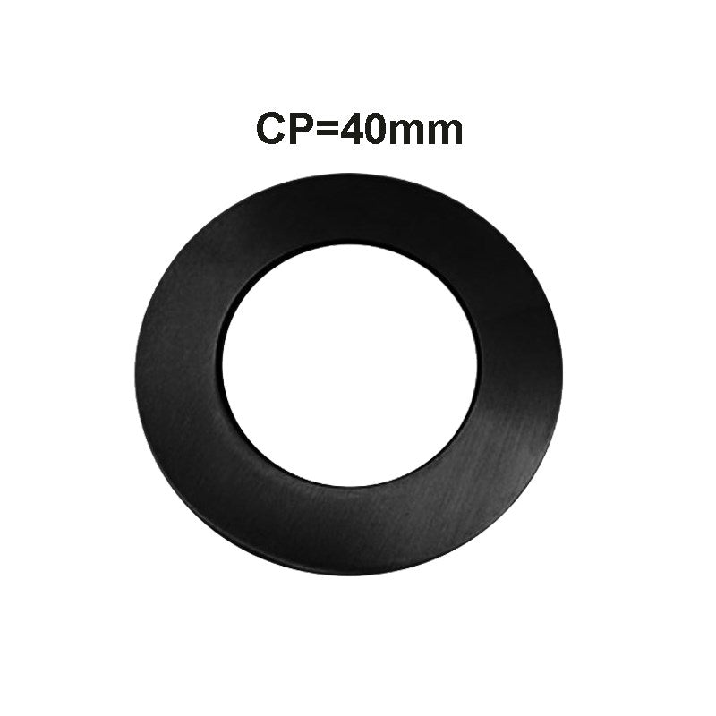 Matte Black Cover Plate 40mm