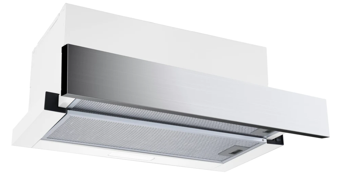 600mm Stainless Steel Telescopic Rangehood Ducted or Recirculating