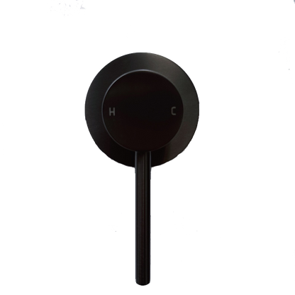 LUCID PIN - Black Wall Mixer （ 80MM Cover Plate ）