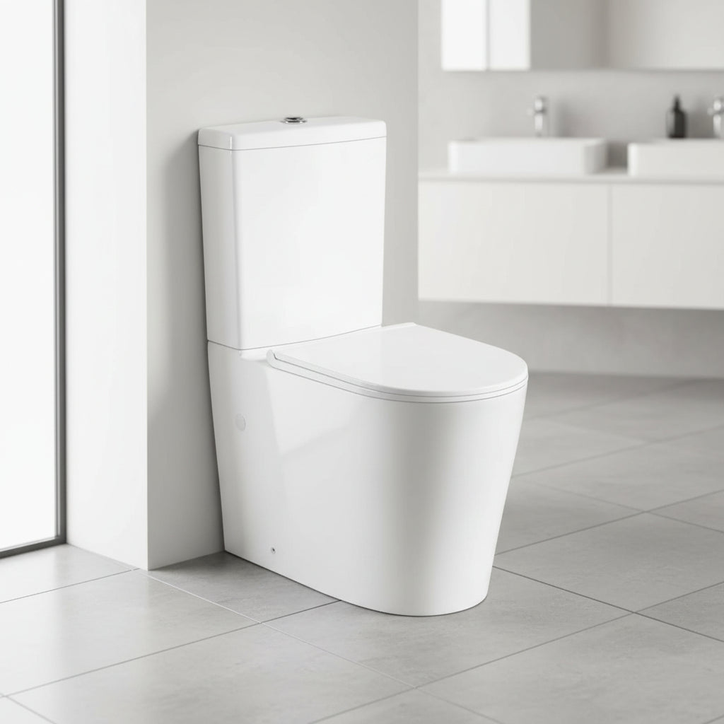 660 x 365 x 875mm Rimless Back To Wall Toilet Suite