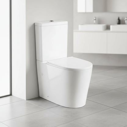 660 x 365 x 875mm Rimless Back To Wall Toilet Suite