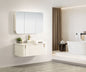 Navona 1200MM Wall Hung Forma Series White Side Drawer Vanities