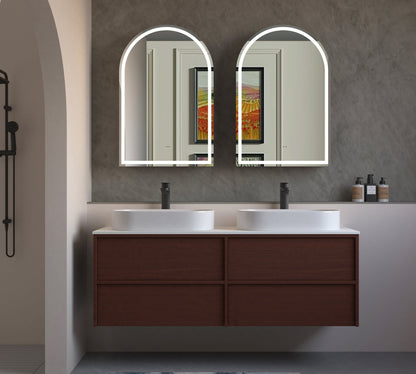 Carysil Fairmont Oak 1500MM Wall Hung Shaker Vanities without Stone Top