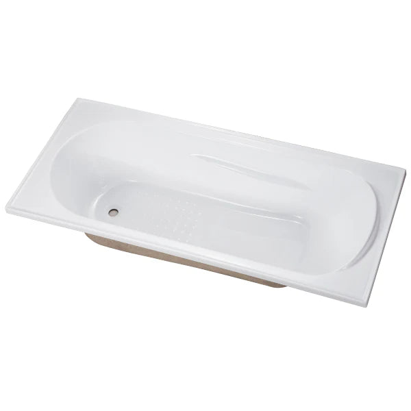 1675 × 735 × 390 (H)  Acrylic Inset Bath Acrylic GLOSSY White Bathtub NO Overflow (Copy)