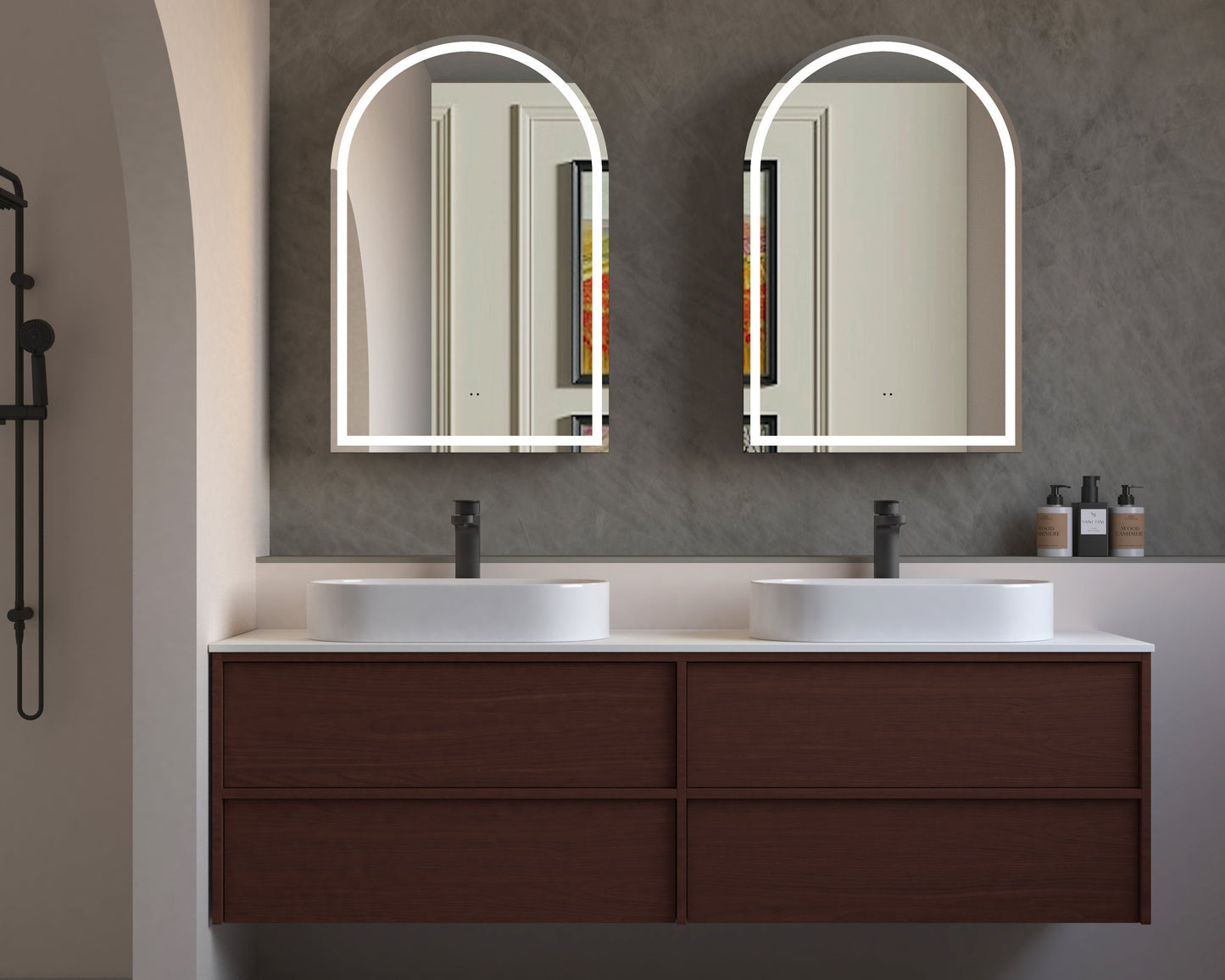 Navona 1800MM Wall Hung Shaker Vanities without Stone Top