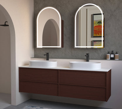 Navona 1800MM Wall Hung Shaker Vanities without Stone Top