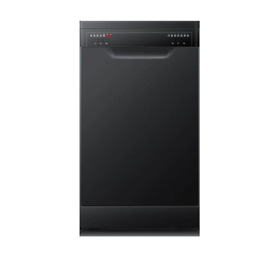 450*610*645mm 9 Place Settings Black Freestanding Dishwasher