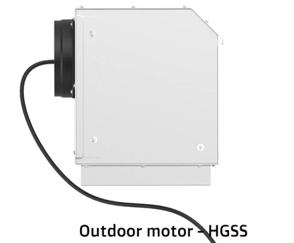900mm Stainless Steel Concealed Rangehood with Q Series Motor