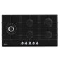 900(W)x510mm(D) DiLusso Black Glass Cooktops Appliances