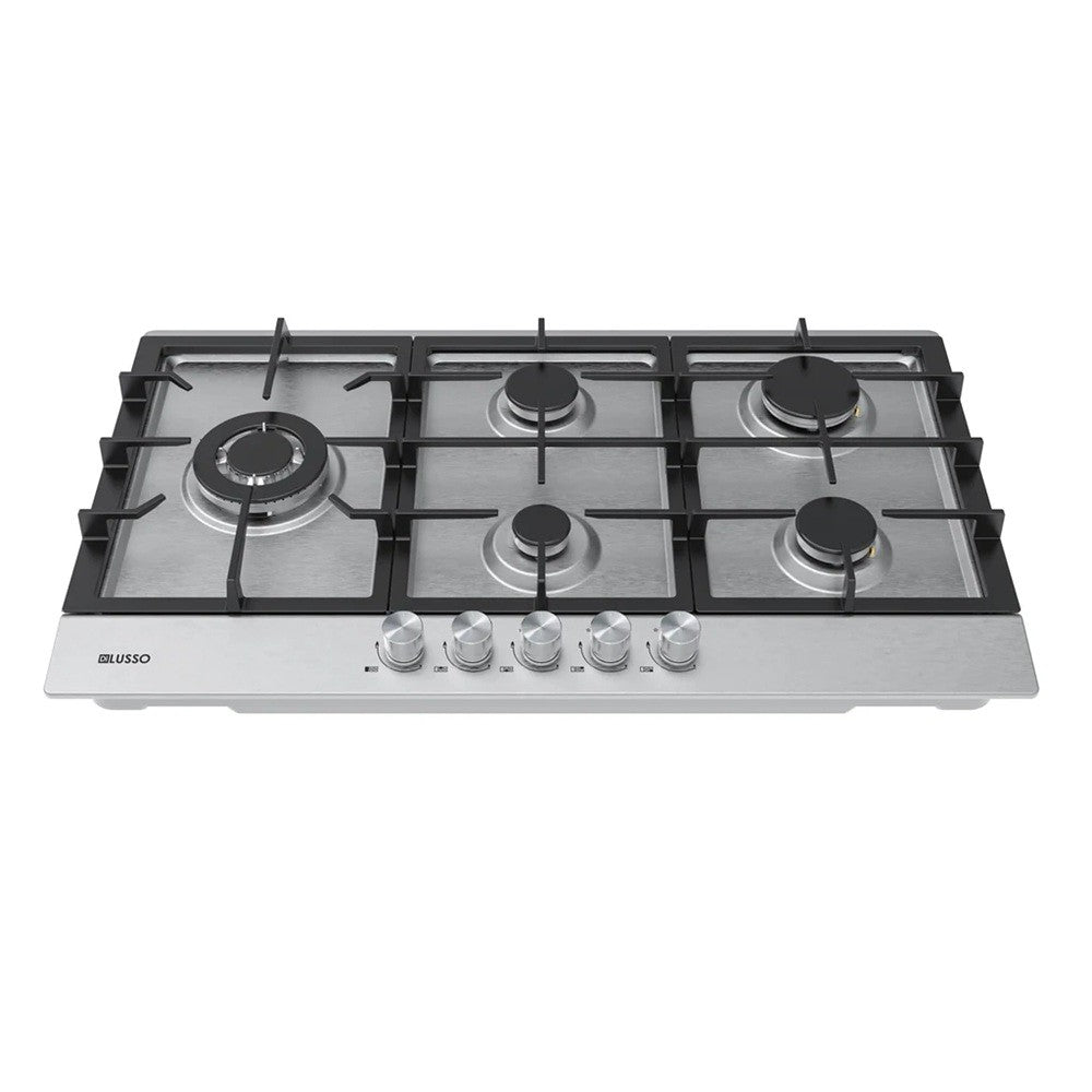 900mm Dilusso Stainless Steel Side Wok Burner Natural Gas Cooktop