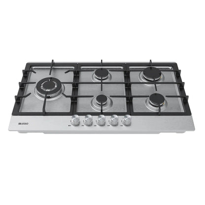900mm Dilusso Stainless Steel Side Wok Burner Natural Gas Cooktop