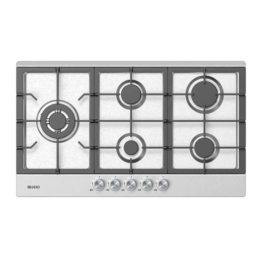900mm Dilusso Stainless Steel Side Wok Burner Natural Gas Cooktop