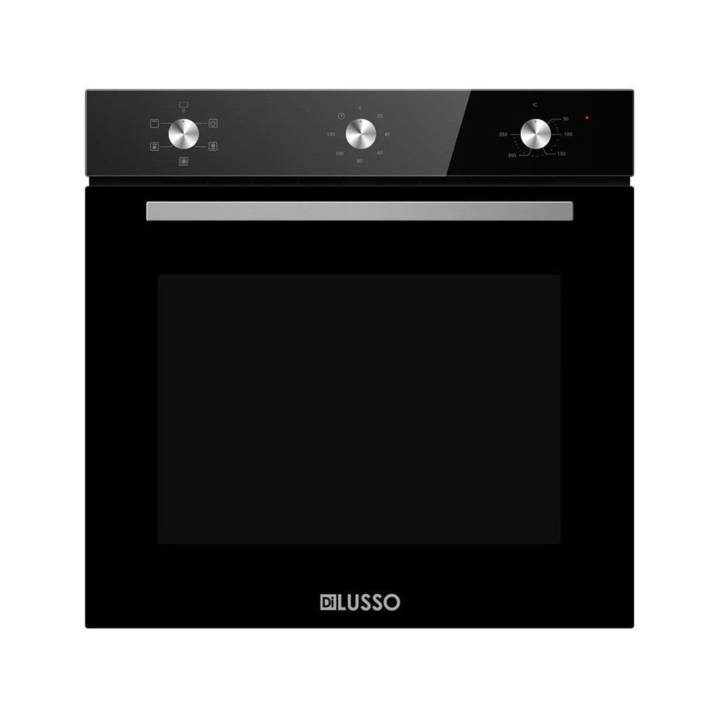 600mm Dilusso Black Oven + Ceramic Cooktop + Concealed Rangehood + Dishwasher Kitchen Appliance Package