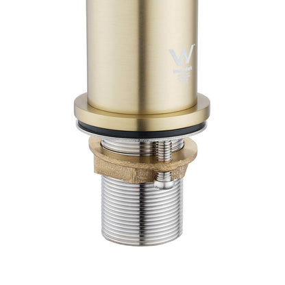 LUCID PIN - Light Brushed Brass Tall Basin Mixer