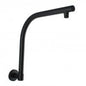 Round Black Swivel Wall Mounted Shower Arm