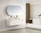 Navona 1500MM Wall Hung Forma Series White Side Drawer Vanities