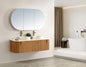 Navona 1500MM Wall Hung Forma Series Walnut Side Drawer Vanities