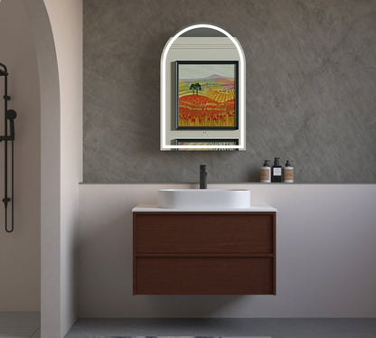 Carysil Fairmont Oak 900MM Wall Hung Shaker Vanities without Stone Top