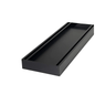 Muses Aluminium Brushed Black Ezy Flow Tile Insert Grate  300 * 100 * 21mm