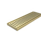 Muses Aluminium Brushed Gold Ezy Flow Floor Grate 300 * 100 * 14 mm