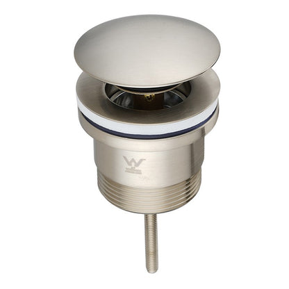 Brushed Nickel Pop Up Waste Universal
