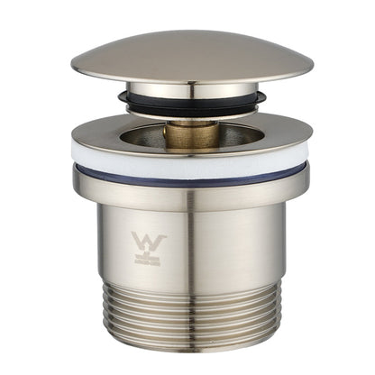 Brushed Nickel Pop Up Waste Universal