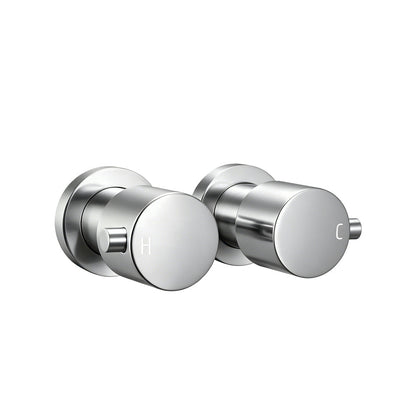 LUCID PIN Brushed Nickel Wall Tap