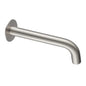 LUCID PIN Series Round Brushed Nickel Bathtub/Basin Wall Spout
