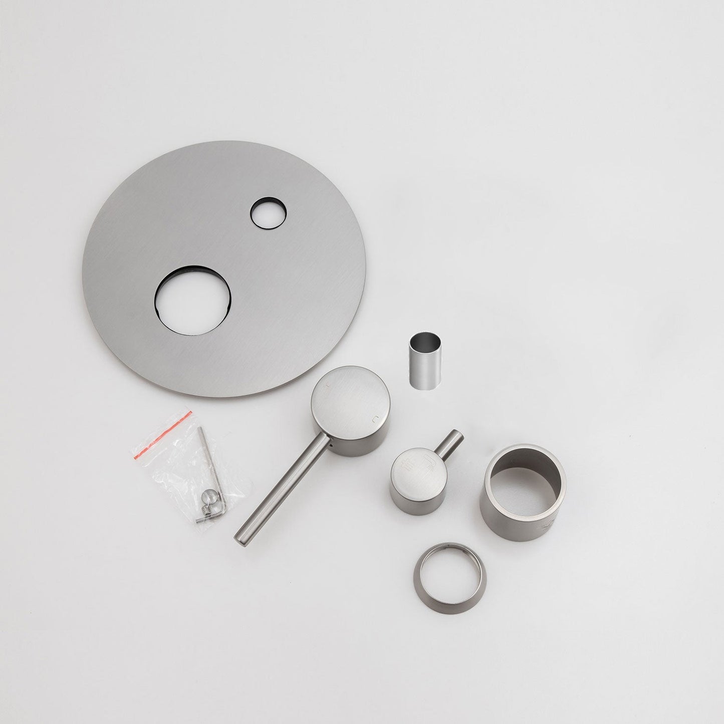 LUCID PIN Series Brushed Nickel Diverter Mixer BU0125-2.ST Trim Kit (match CLPD)