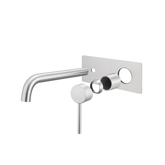 LUCID PIN Series Brushed Nickel Spout Mixer Trim Kit Only (match CLPS)