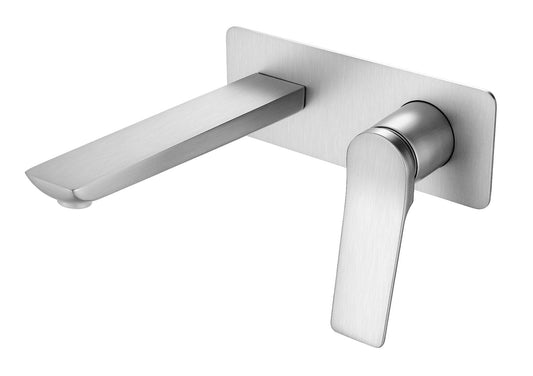 RUSHY Series Brushed Nickel Spout Mixer Trim Kit Only (match CLPS)