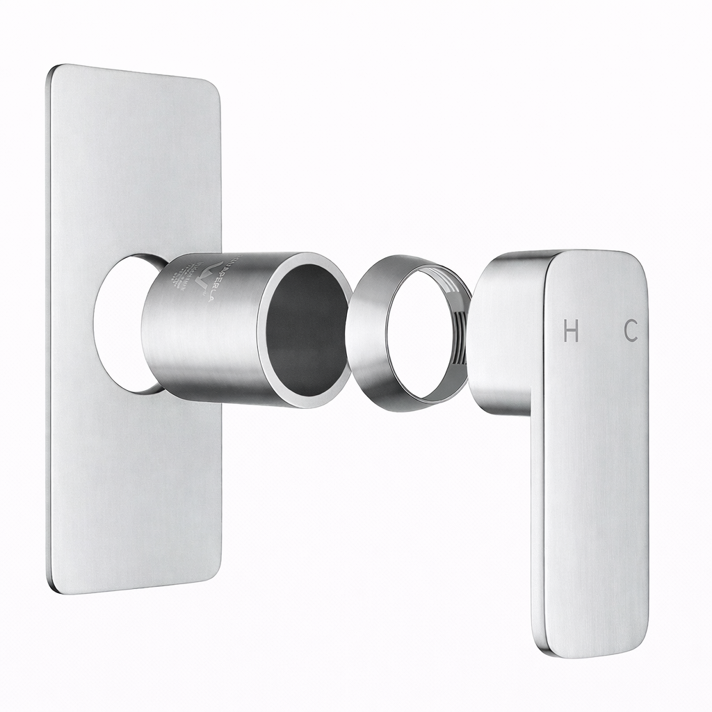 IVANO Series Brushed Nickel Wall Mixer Trim Kit (match CLPM)