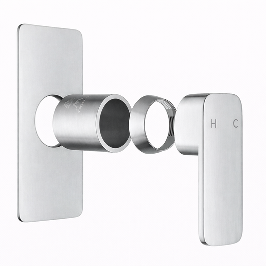 IVANO Series Brushed Nickel Wall Mixer Trim Kit (match CLPM)