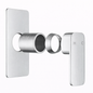 IVANO Series Brushed Nickel Wall Mixer Trim Kit (match CLPM)