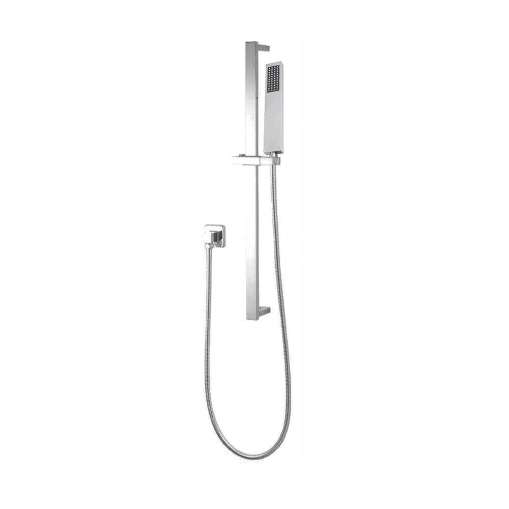 Square Brushed Nickel Handheld Shower Set