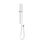 Brushed Nickel Shower Rail with Handheld Shower