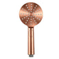 Round 3 Functions Brushed Copper ABS Handheld Shower