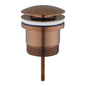 Brushed Copper Pop Up Waste Universal