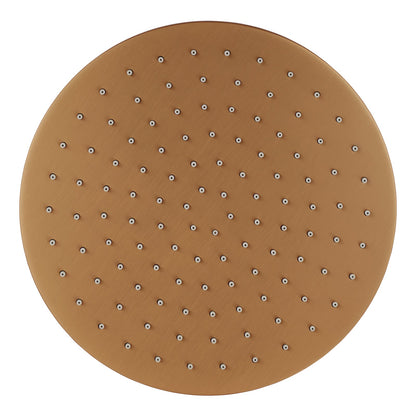 250mm Brushed Copper Shower Head