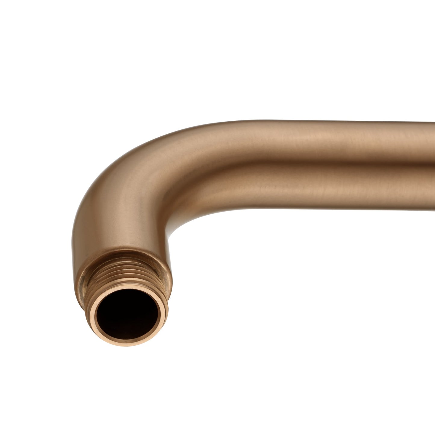 400mm Brushed Copper Wall Shower Arm
