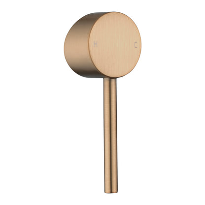 LUCID PIN Brushed Copper Wall Mixer with 80MM Cover Plate Trim Kit  Only (match CLPM)