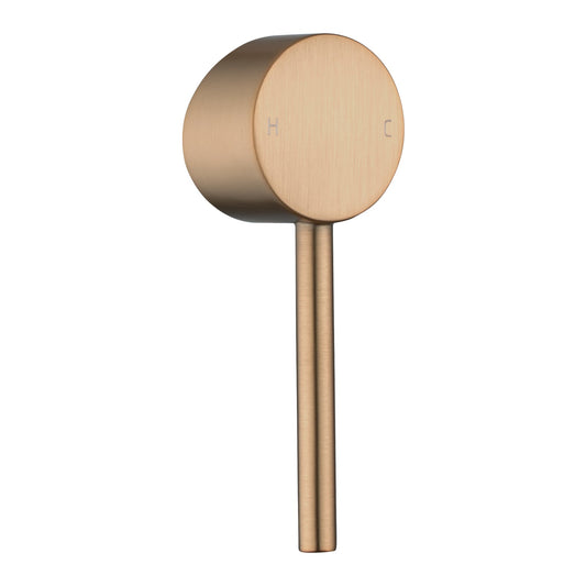LUCID PIN Brushed Copper Wall Mixer with 80MM Cover Plate Trim Kit  Only (match CLPM)