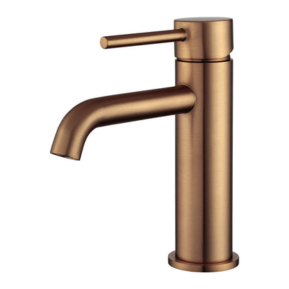 LUCID PIN - Brushed Copper Basin Mixer
