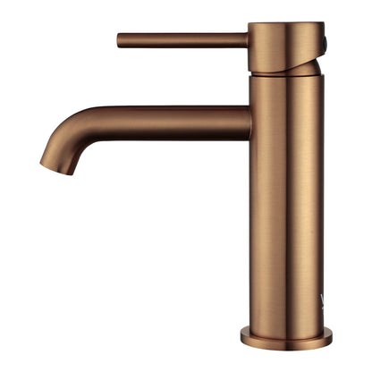 LUCID PIN - Brushed Copper Basin Mixer