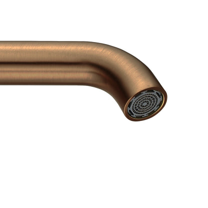 LUCID PIN Series Round Brushed Copper Tall Basin Mixer